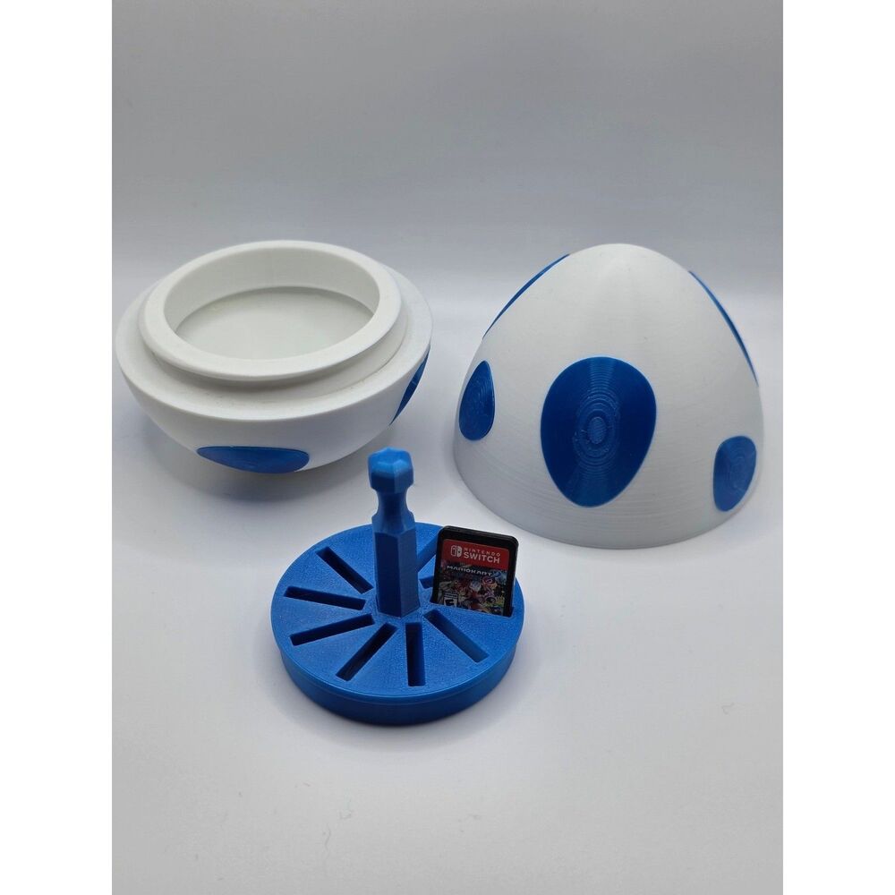 6" 3D-Printed Yoshi Egg Nintendo Switch Game Holder